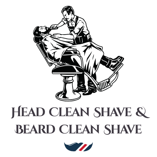 Head clean shave & Beard clean shave