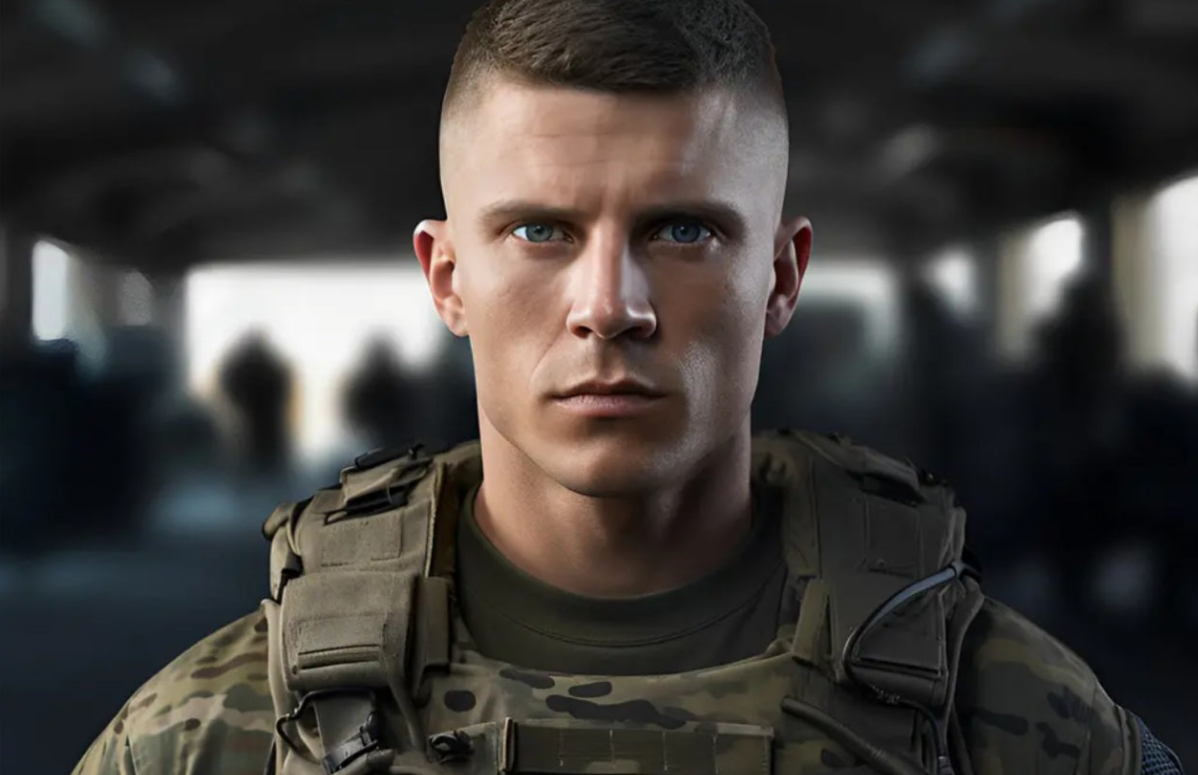 Military skin fade